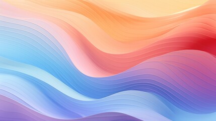 Obraz premium Waves Pastel Colors Waves Background