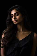 Fototapeta premium Alluring Beauty. A fictional character created by Generated AI