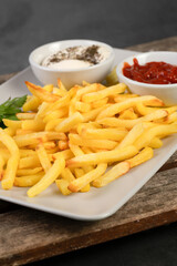 French fries on a plate