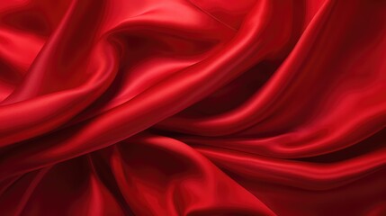 Obraz premium Red Silk background