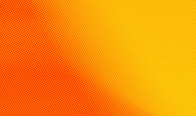 Fototapeta premium Orange, yellow mixed dots pattern background with copy space, usable for social media promotions, events, banners, posters, anniversary, party, and online web Ads