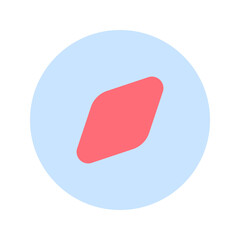 compass flat icon