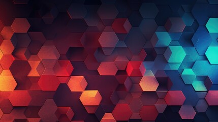 Abstract Background with Hexagons
