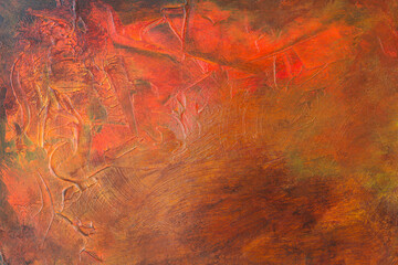 Abstract colorful grunge painting surface texture background