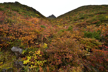 Climbing  Mount Adatara, Fukushima, Japan