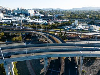 Bowen Hills Interchange in Brisbane Australia