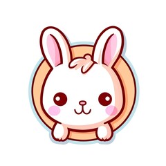 cute kawaii cartoon bunny