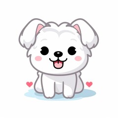 cute kawaii cartoon dog