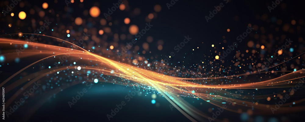 Poster abstract digital background. can be used for technological processes, neural networks and ai, digita