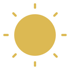 brightness icon flat style vector