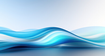 Naklejka premium the design of a screen with blue waves.