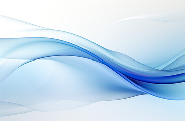 Abstract blue background for the screen, in the style of fine lines, delicate curves, soft mist, soft tonal shifts.