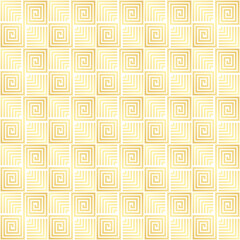 Golden background, geometric seamless luxury pattern made of lines as main elements.