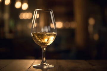 glass of white wine