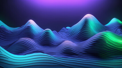 波のような模様の背景,壁紙,AI generated