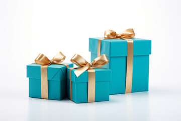 gift box on white generated AI