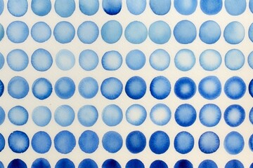 Watercolor Brush Strokes Аnd Dots Blue Color Watercolor Paper Texture Artificial Intelligence