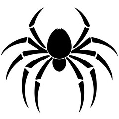 Black spider silhouette