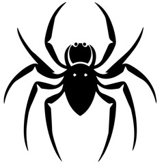 Black spider silhouette