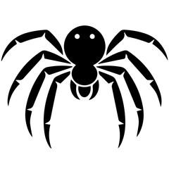 Black spider silhouette