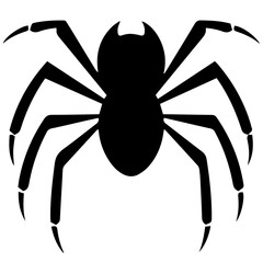 Black spider silhouette