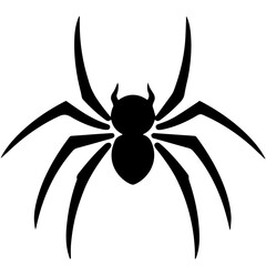 Black spider silhouette
