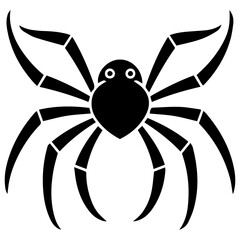 Black spider silhouette