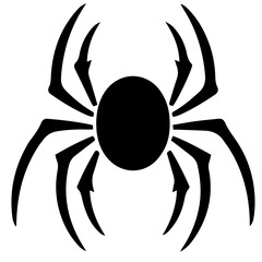 Black spider silhouette