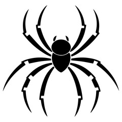 Black spider silhouette