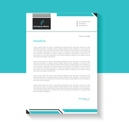 Modern Elegance: Professional Business Letterhead Template for Corporate Branding