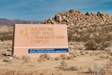 Fort Irwin, California, United States – NASA's Jet Propulsion Laboratory's Goldstone Deep Space Communications Complex tracks and communicates with interplanetary space missions.
