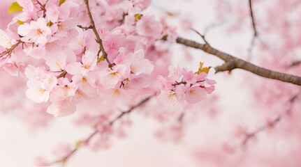 Abstract Blurred Background in Sunlit Idyll, Floral Springtime Beauty. 