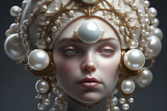 Pearls used as accessory for noble