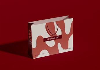 Isolated Shopping Bag Mockup