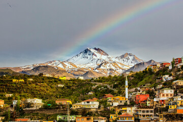 Spectacular view of erciyes, Turkey's second largest mountain