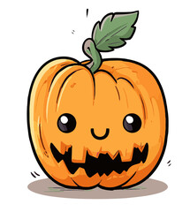 Cute Halloween Pump King Vector