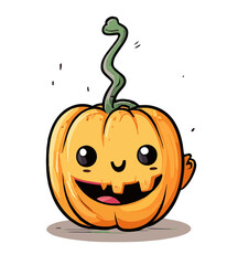 Cute Halloween Pump King Vector