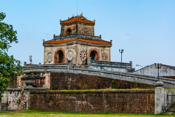 Obraz premium Entrance gate of the citadel in Hue, Vietnam, Asia