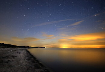 Midnight at Ulvshale beach