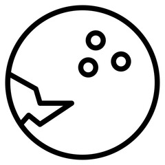 broken bowling ball line 