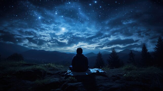 Night adventures. Observation of the fall of Perseid meteorites.