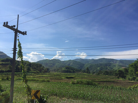 Asian Mountain Landscape