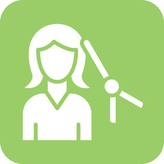 Vector Design Curling Icon Style