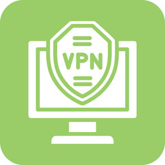 Vector Design VPN Icon Style