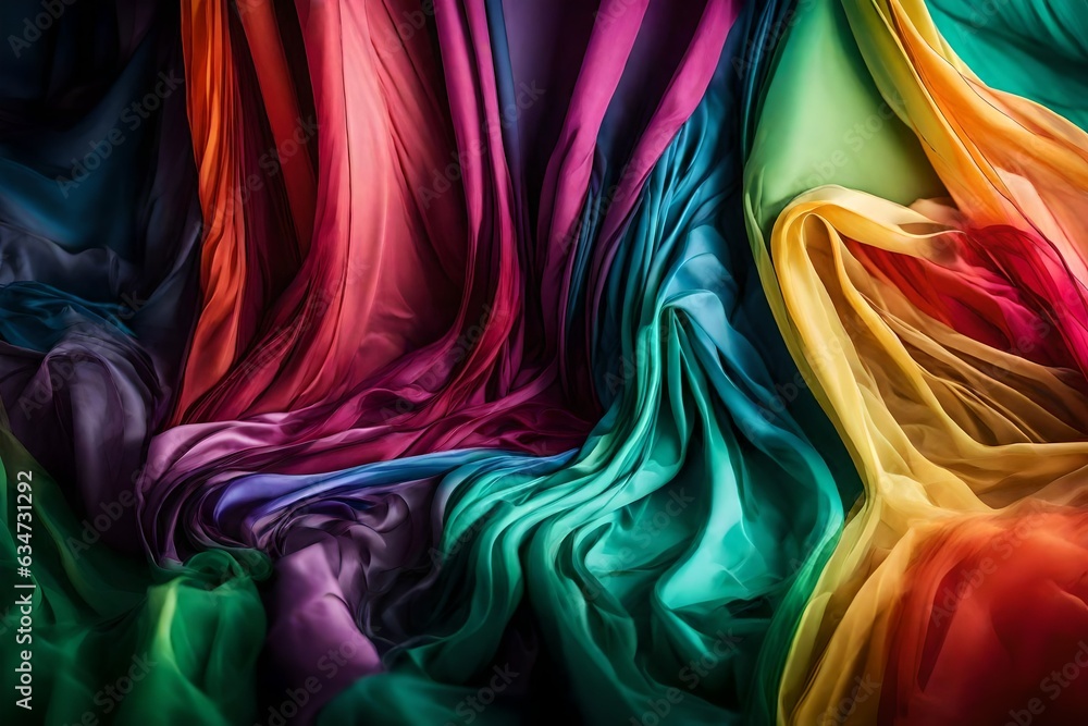 Poster abstract colorful background with lines