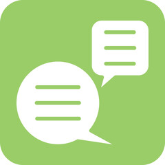 Vector Design Bubble Chat Icon Style