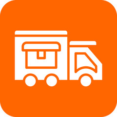 Vector Design Delivery Van Icon Style