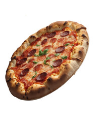 pizza isolated on white background