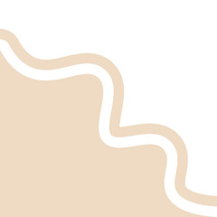 Fototapeta premium Corner Blob with Outline Element