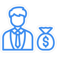 Vector Design Investors Icon Style